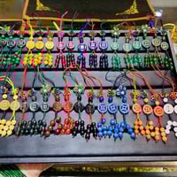 Image 4 of Aquamarine Energy Lucky Coin Phone And Bag Charm Blue Cord