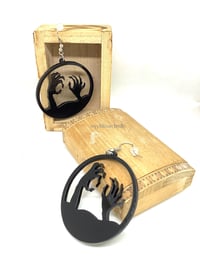 Image 3 of Zombie Hands Earrings Acrylic Jewellery Handmade Halloween Horror Spooky