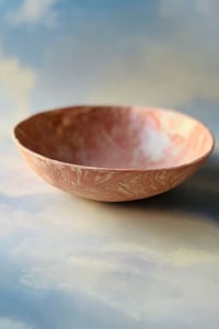 Image 2 of Large Marble Pink Bowl 