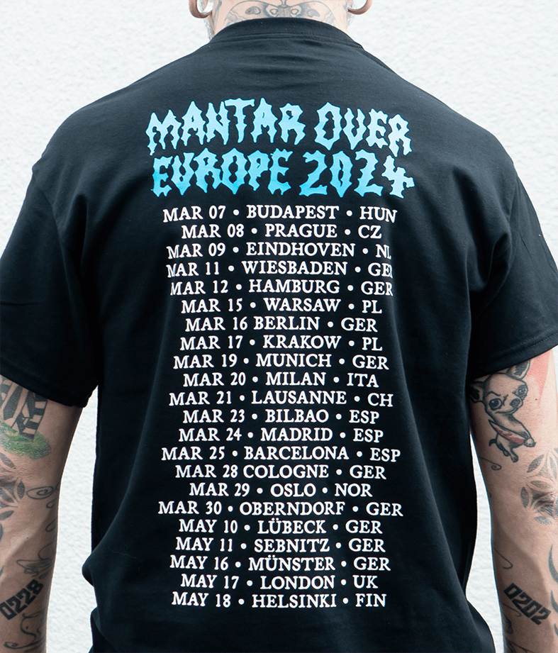 Image of Tour-Shirt "Mantar Over Europe - 2024"