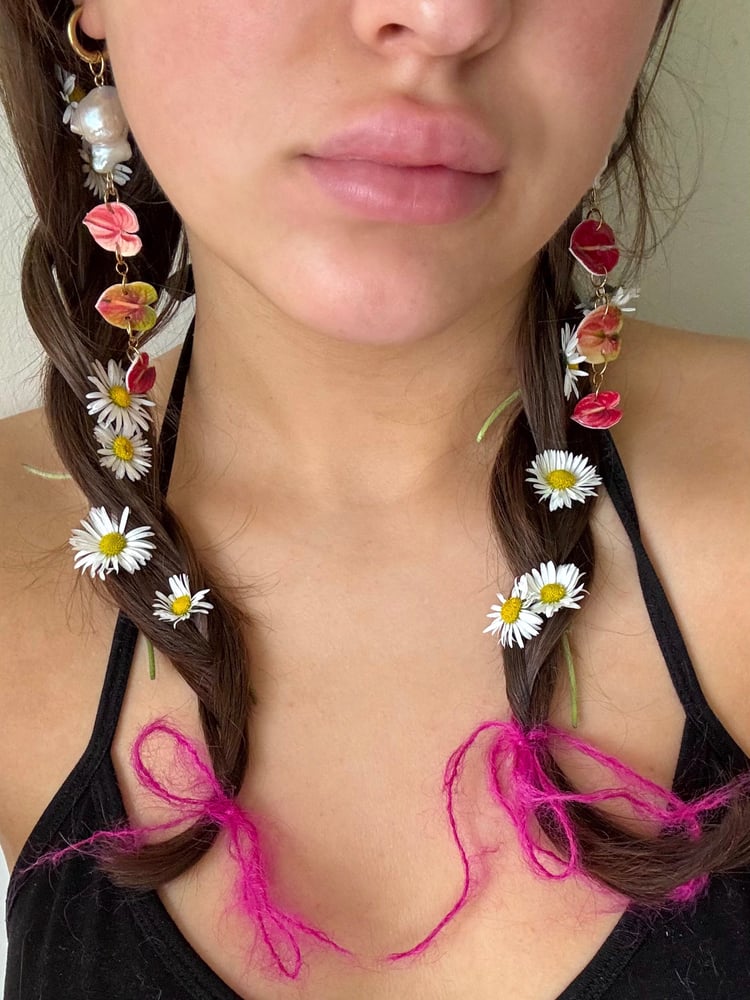 Image of paradise pink earrings