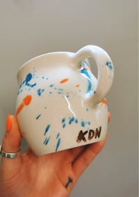 Image 5 of Porcelain Splattered Mug