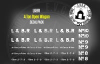 Image 1 of L&BR Livery Wagon / Van decal packs