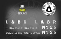 Image 3 of L&BR Livery Wagon / Van decal packs