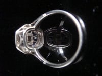 Image 4 of Antique 18ct sapphire and diamond art deco era ring