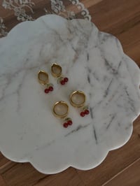 Image 4 of Carnelian Cherries (Gold)