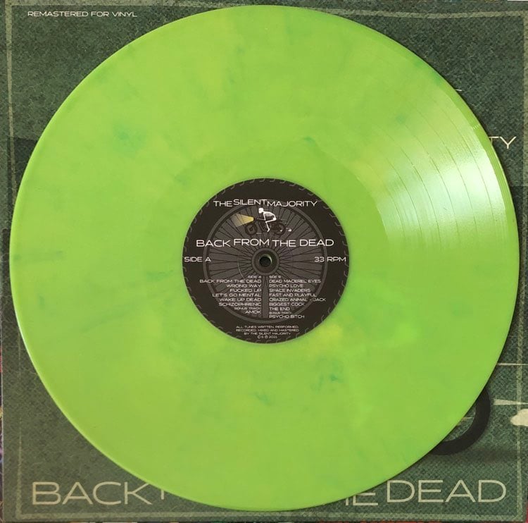 The Silent Majority - Back From The Dead (Yellow/Green LP) LTD 150