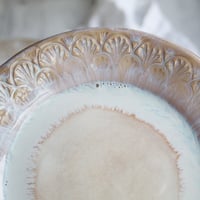 Image 4 of Close out Lot of Imperfect Dishes, Creamy White and Ocher Glazes - Huge Discount "Seconds"