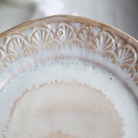 Image 6 of Close out Lot of Imperfect Dishes, Creamy White and Ocher Glazes - Huge Discount "Seconds"