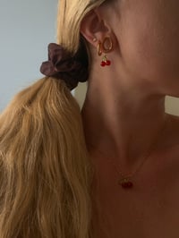 Image 4 of Carnelian Cherries (Silver)