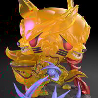 Image 2 of KURAMA (ASHURA MODE) NARUTO SHIPPUDEN CUSTOM FUNKO POP