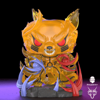 Image 1 of KURAMA (ASHURA MODE) NARUTO SHIPPUDEN CUSTOM FUNKO POP