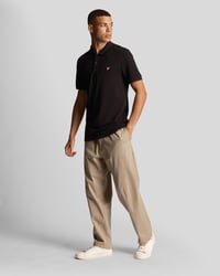 Image 3 of Lyle & Scott Plain Polo Shirt Jet Black