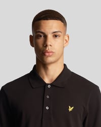 Image 2 of Lyle & Scott Plain Polo Shirt Jet Black