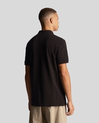 Image 4 of Lyle & Scott Plain Polo Shirt Jet Black