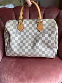 Image 1 of Louis Vuitton Speedy 30 Damier Azur 2008