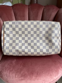 Image 4 of Louis Vuitton Speedy 30 Damier Azur 2008