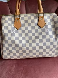 Image 2 of Louis Vuitton Speedy 30 Damier Azur 2008