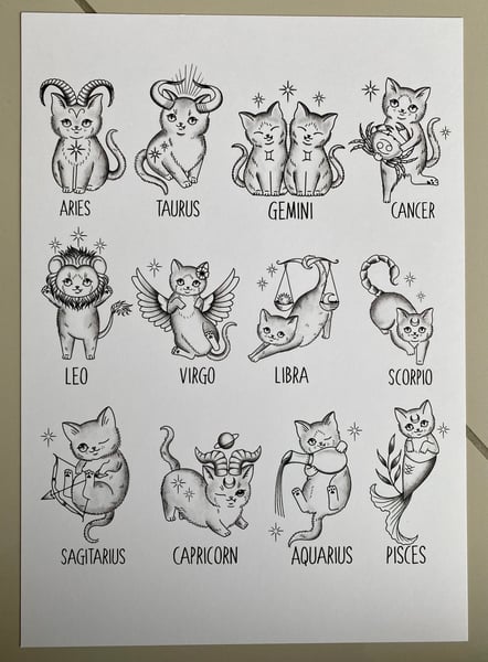 Image of Zodiac cats 