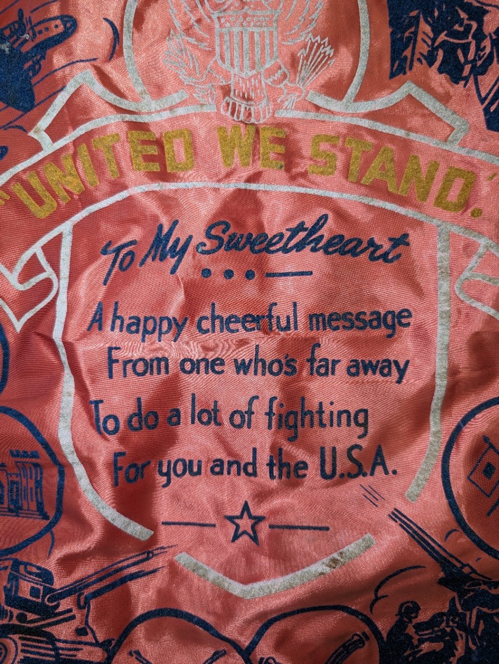 WW2 Sweetheart pillow cover