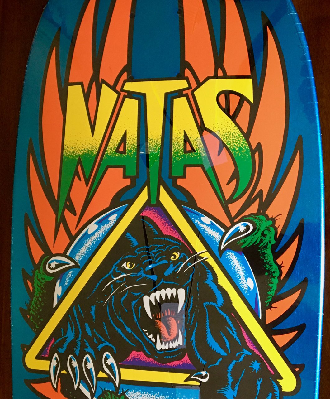 SANTA CRUZ REISSUE SKATEBOARD DECK - NATAS KAUPAS PANTHER 3