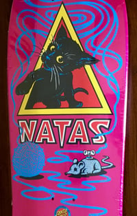 Image 4 of SANTA CRUZ SKATEBOARD DECK - NATAS PINK KITTEN