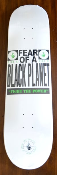 Image 1 of PUBLIC ENEMY SKATEBOARD DECK - ELEMENT - FEAR OF A BLACK PLANET