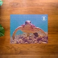 Image 1 of Coral City Camera Green Sea Turtle Puzzle