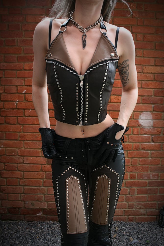 Image of COWBOY FROM HELL BIKER BUSTIER