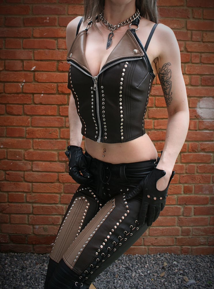Image of COWBOY FROM HELL BIKER BUSTIER