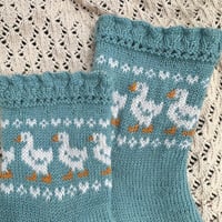 Image 2 of Patron chaussettes White Goose