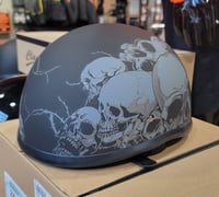 Image 1 of Daytona Classic Skulls QR Beanie Helmet