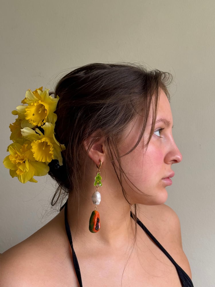 Image of papaya jewels earrings