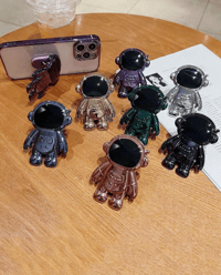 Image 2 of Astronaut Shaped 3D Cartoon Desktop Phone Holder For All Phones