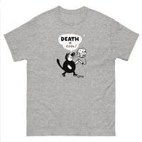 Image 1 of Smoking Cat T-Shirt by Kaz