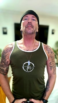 Image 5 of JH Brand Army Green Mens Tank Top