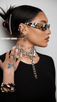 Image 1 of EVVIA HOOP EARRING