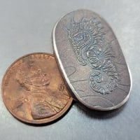 Image 4 of Silver Seahorse Coin.