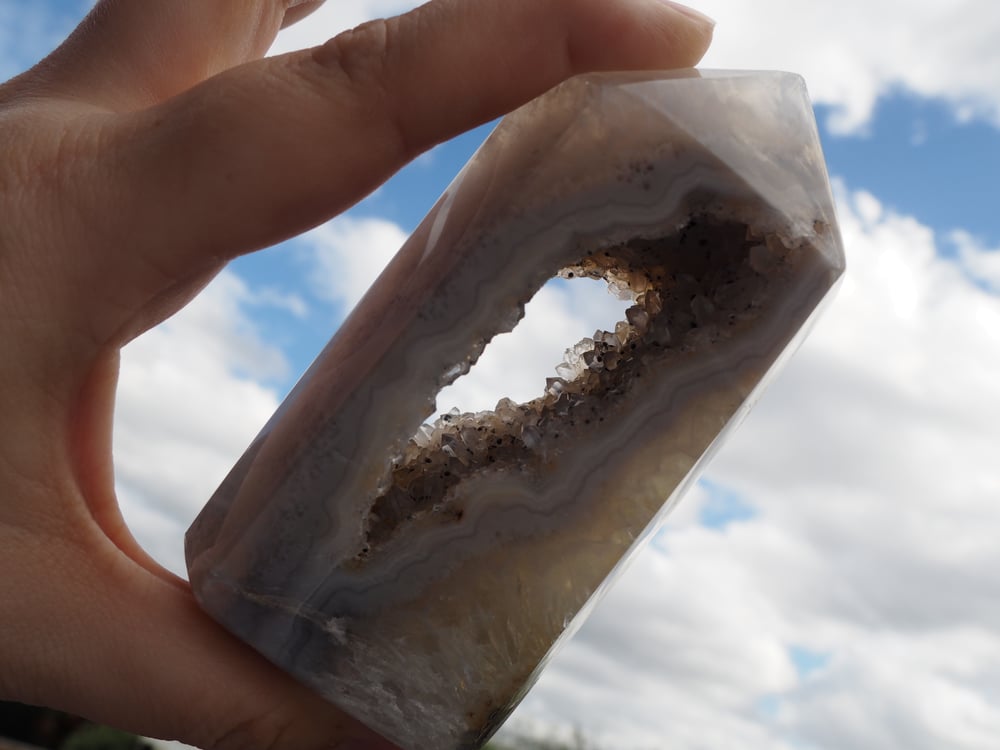 Image of Agate Druzy Tower 246g