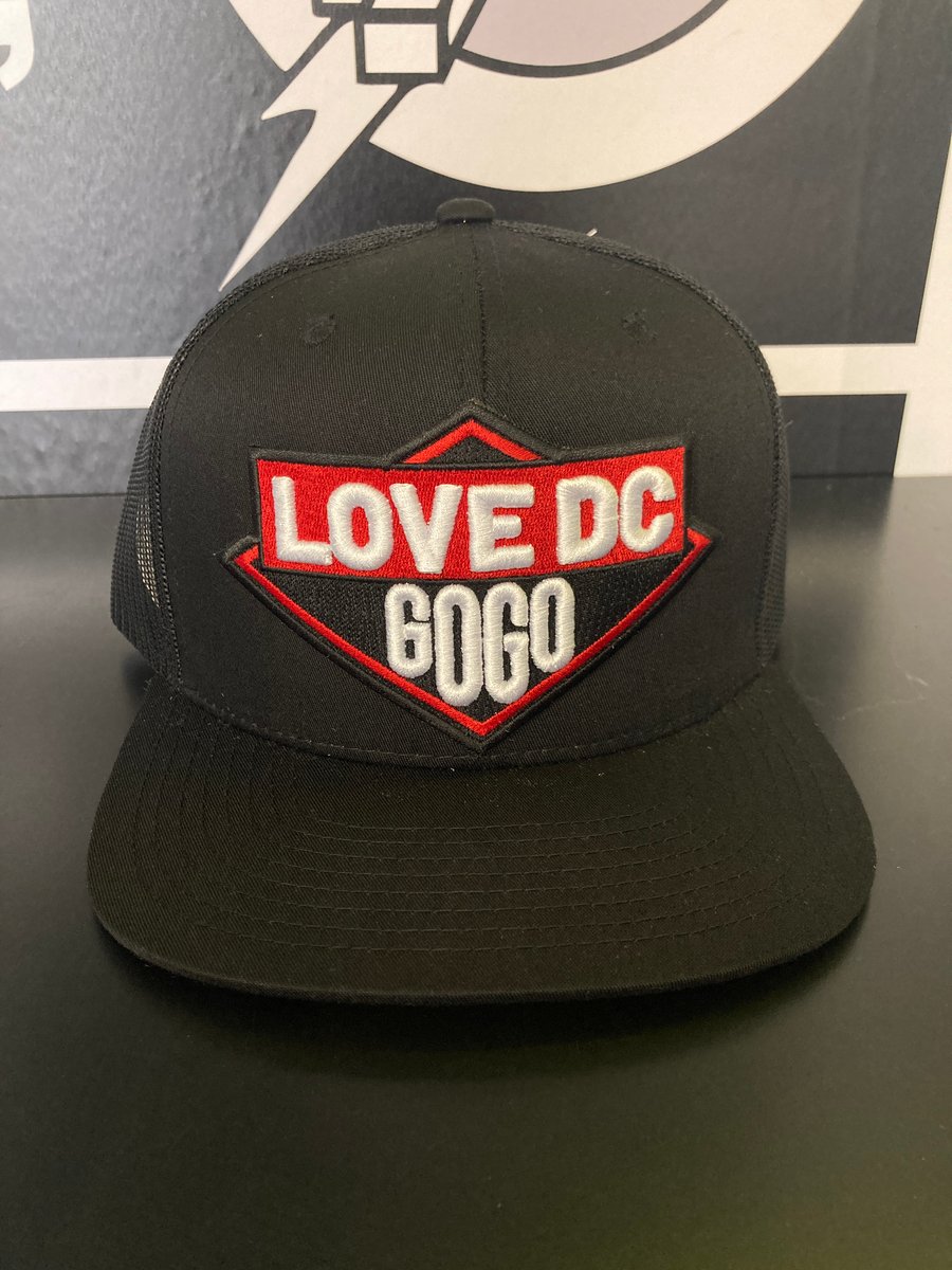 Image of LOVE DC GOGO (Extremely Limited Edition) BLACK Trucker Hat 