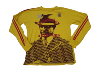 Image 1 of Ringspun Allstars Rare Bugsy Sieger Long Sleeve Tee Yellow & Red Size Large