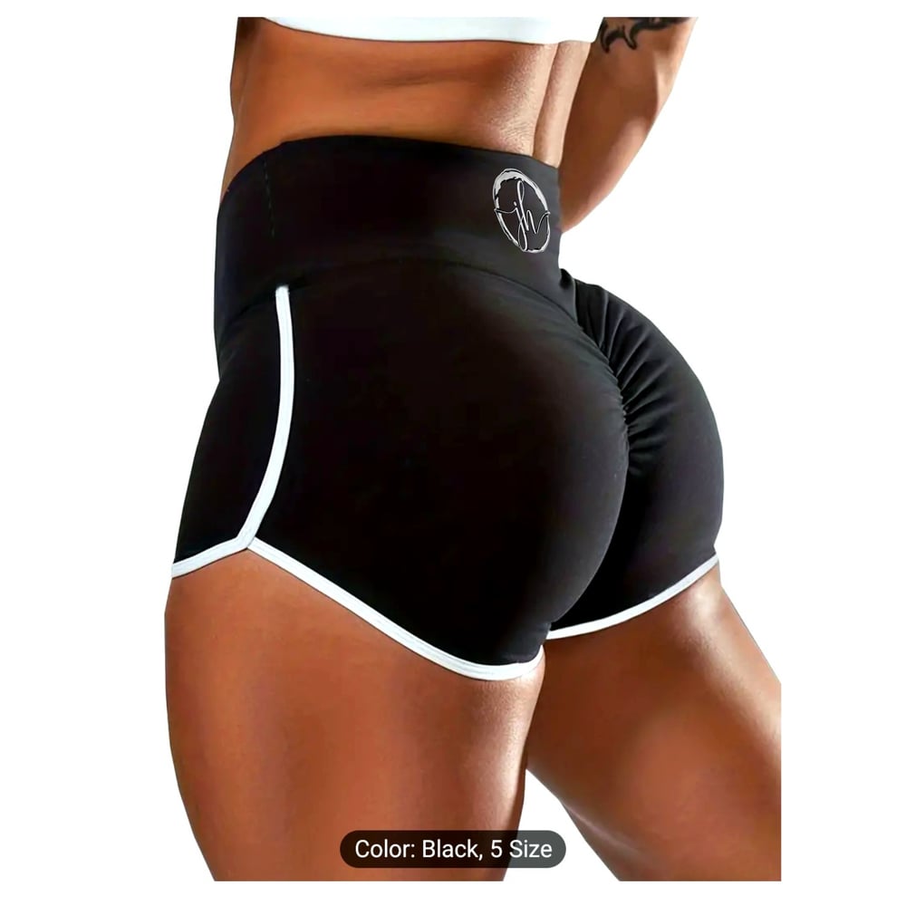 JH Brand Womens Slim Polyester Workout Shorts