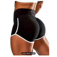 Image 1 of JH Brand Womens Slim Polyester Workout Shorts