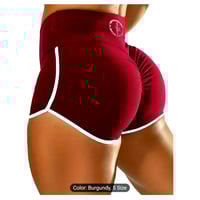 Image 3 of JH Brand Womens Slim Polyester Workout Shorts