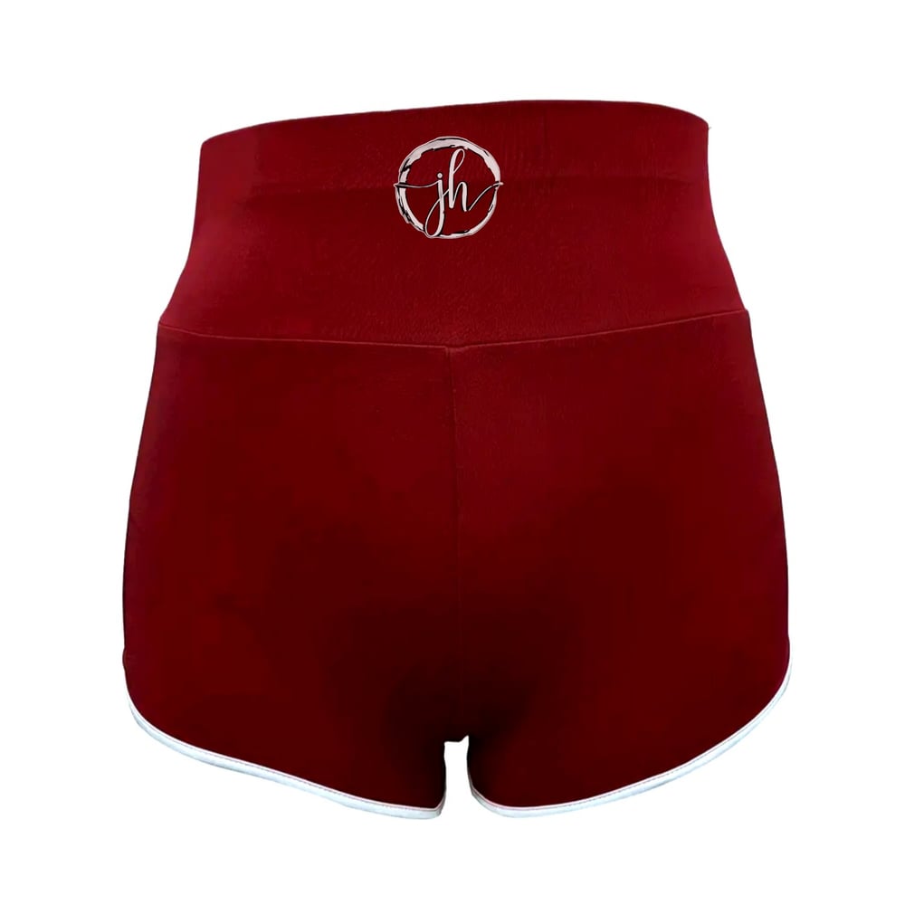 JH Brand Womens Slim Polyester Workout Shorts
