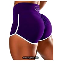 Image 2 of JH Brand Womens Slim Polyester Workout Shorts