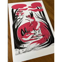Image 3 of FOX & OWL GICLEE PRINT