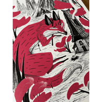 Image 2 of FOX & CABIN GICLEE PRINT