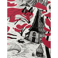 Image 3 of FOX & CABIN GICLEE PRINT