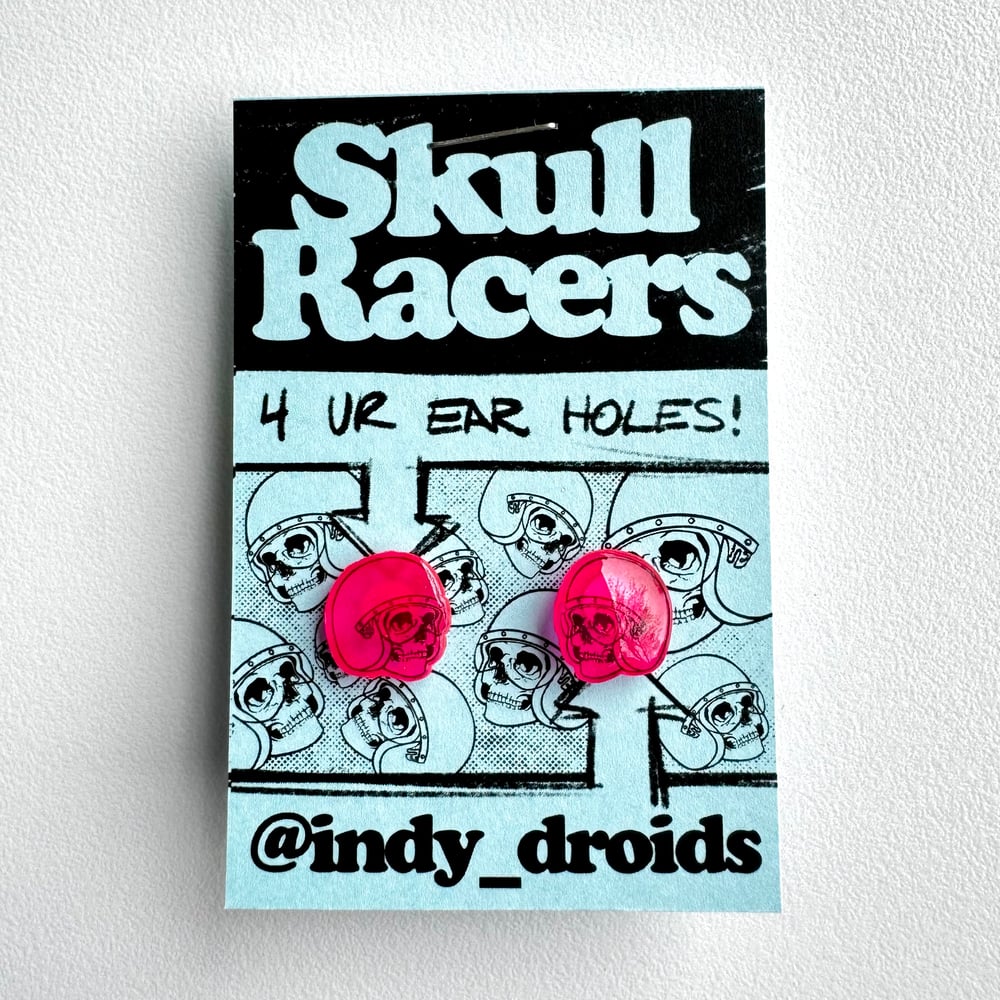 Skull Racer Earrings